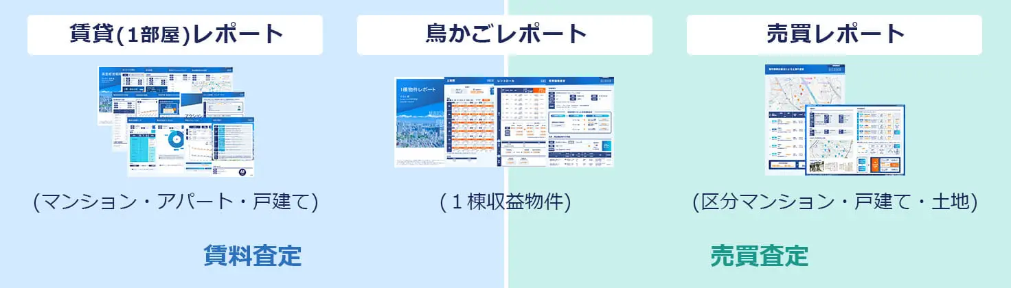 賃貸(1部屋)レポート 鳥かごレポート 売買レポート