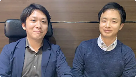 額賀様（左）、竹森様（右）